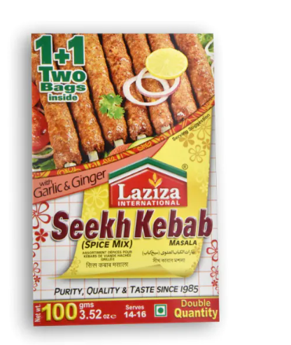LAZIZA Seekh Kebab Masala 3.52 OZ